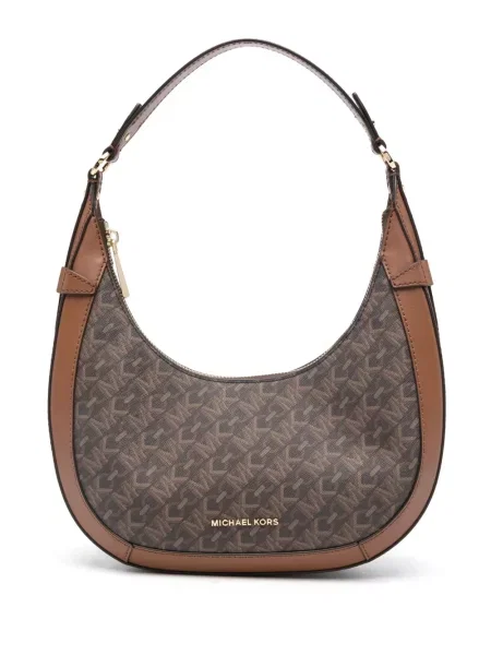 Δερμάτινα sneakers Michael Michael Kors με φιόγκο με τακούνι-σφήνα μαύρο