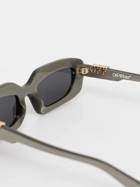 Off-White ochelari de soare gri alb