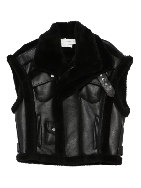 Geanta de piele Feng Chen Wang negru