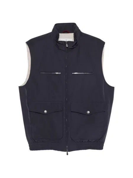 Vestă Brunello Cucinelli albastru