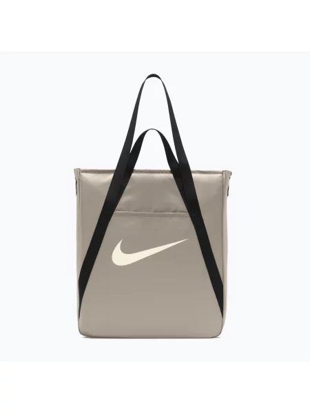 Geantă pentru femei Nike Gym Tote 28 l cream ii/black/sail negru