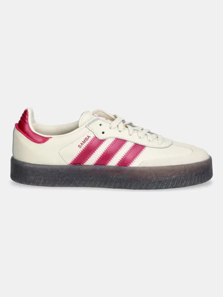 Kožené tenisky adidas Originals Sambae béžová