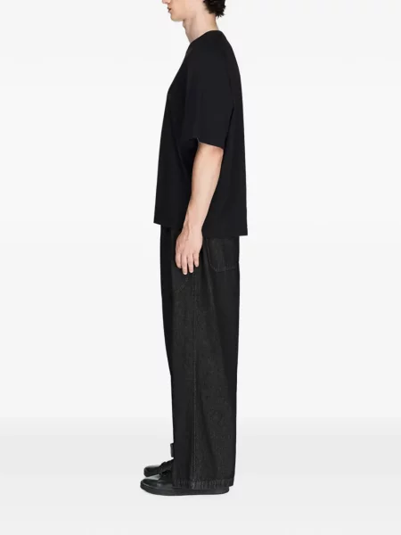 Blugi Y-3 cu bretele negru