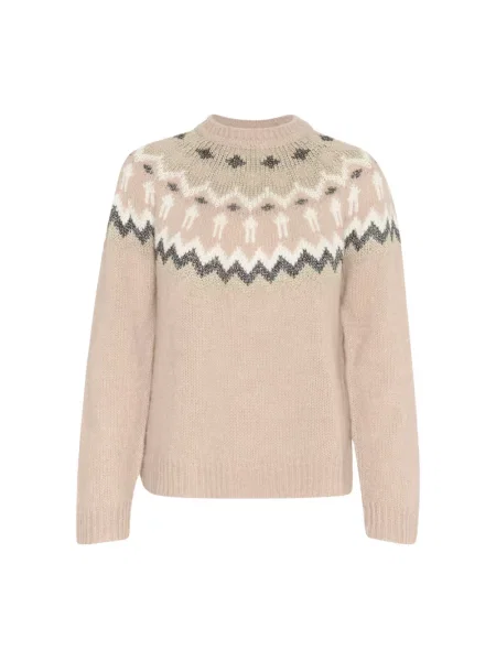 Dzianinowy sweter Inwear beżowy