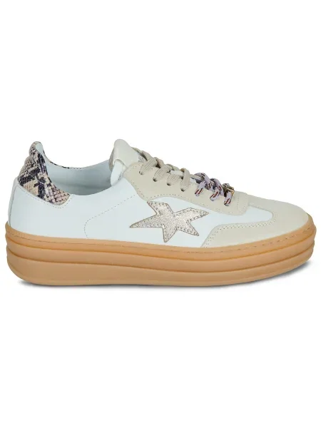 Pantofi Meline alb