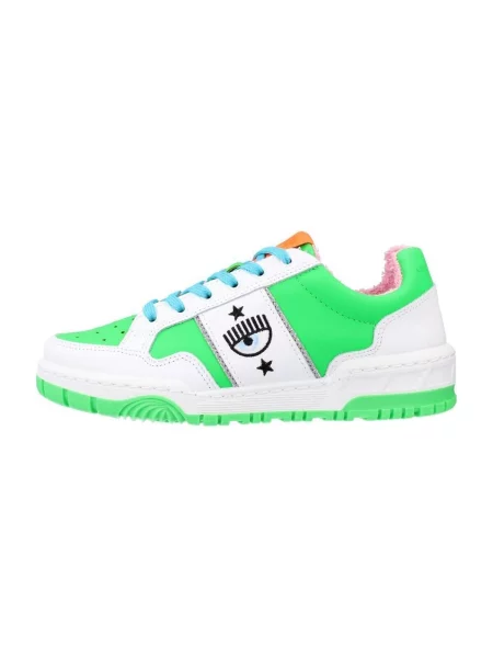 Pantofi Chiara Ferragni verde
