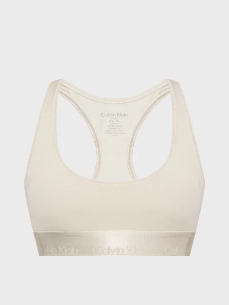 Без підкладки бюстгальтер Calvin Klein бежевий