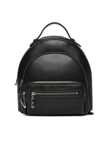 Раница Love Moschino дамска малък с изчистен дизайн черно