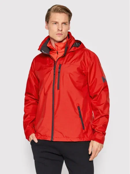 Prechodná bunda Helly Hansen s kapucňou červená