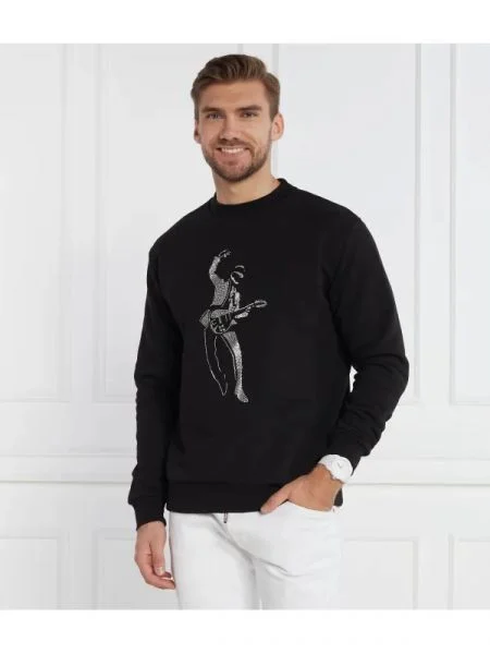Karl Lagerfeld Hanorac CREWNECK negru