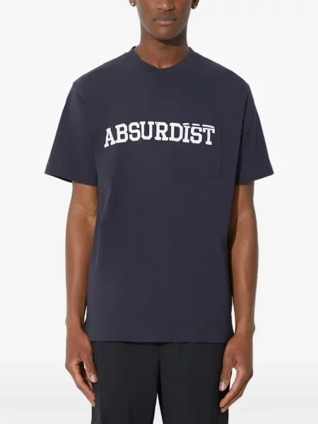 Tricou Engineered Garments scurt albastru