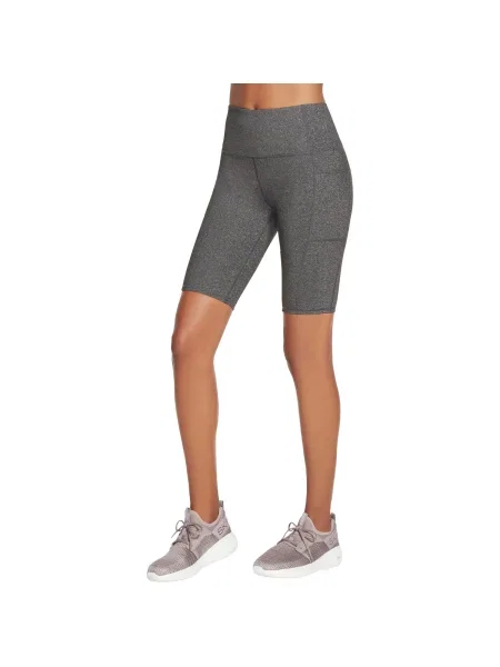 Pantaloni Skechers cu talie înaltă scurte