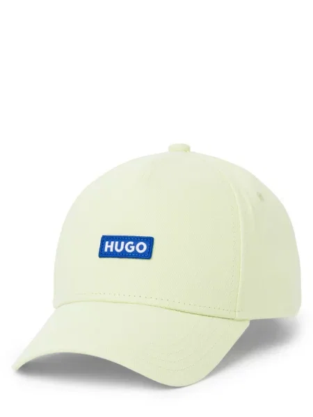 HUGO BLUE Czapka Kobiety żółty jednolity ONE SIZE niebieska