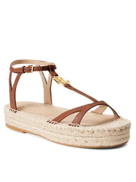 Lauren Ralph Lauren Espadrilky Payton hnědá