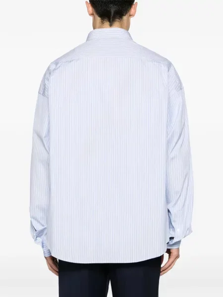 Lung cămașă Givenchy cu dungi albastru