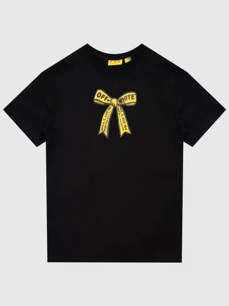 Детская футболка Off-white черная