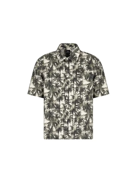 Cămașă Armani Exchange verde