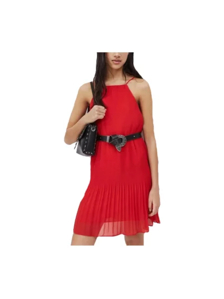 Sukienka jeansowa Pepe Jeans czerwona