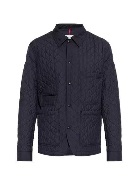 Matlasat geacă Moncler albastru