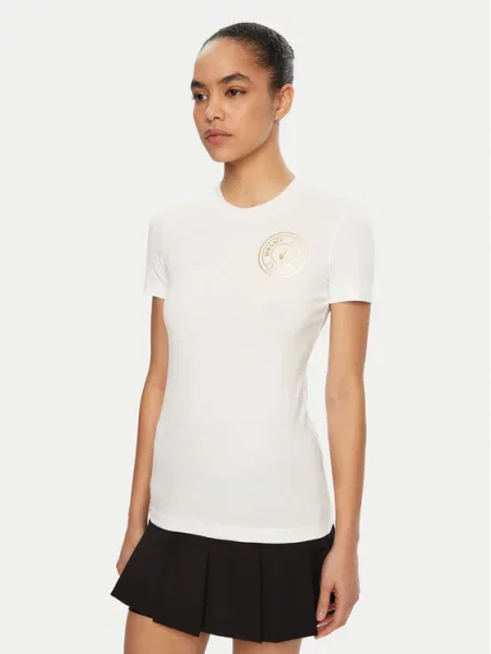 Tričko Versace Jeans Couture bílé