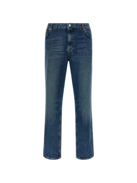 Blugi Department 5 cu strasuri albastru