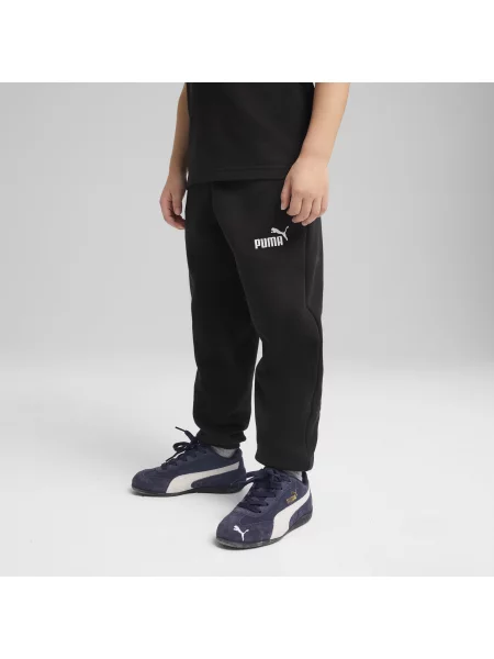 PUMA Dziecięce polarowe spodnie dresowe ESS z logo No. 1 Odzież czarny