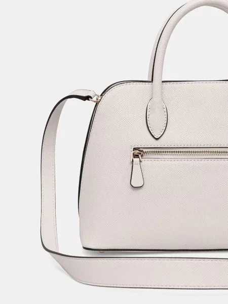 Guess torebka crossbody z imitacji skóry PATSIE biała