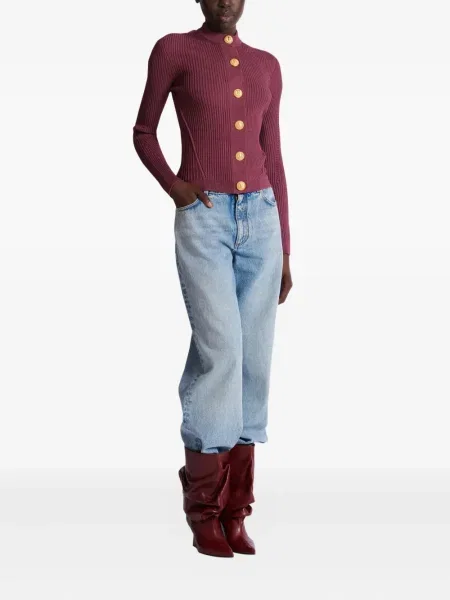 Cardigan Balmain violet