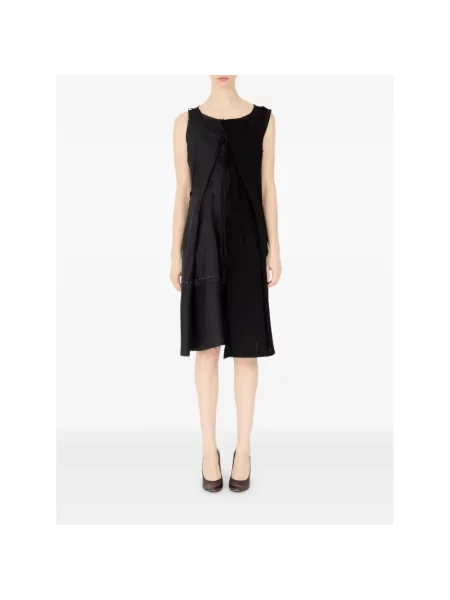 Sukienka Maison Margiela wełniana czarna