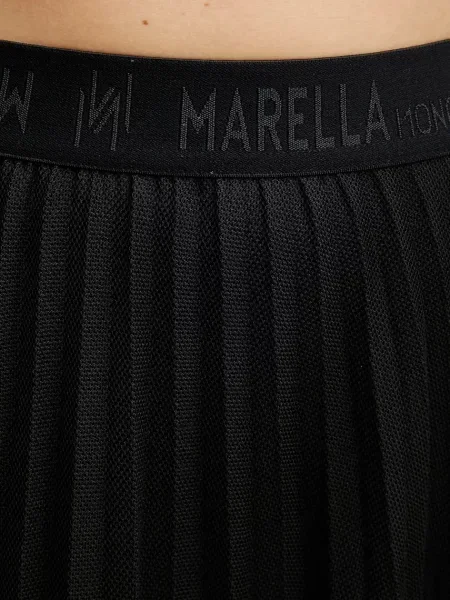 Marella spódnica ACERBO midi rozkloszowana czarny