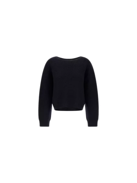Sweter Herno wełniany niebieski