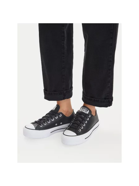 Tornacipő Converse Ctas Lift Clean Ox fekete