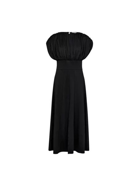 Sukienka Co'couture elegancka z rozcieciem czarna