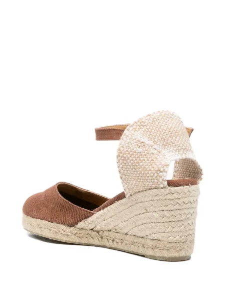 Cropp espadrile Castaner cu bretele maro