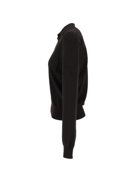 Lung tricou polo Kangra negru