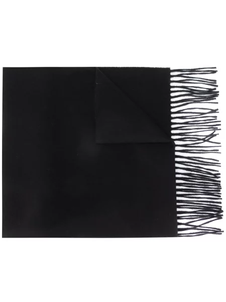 Fular Moschino cu broderie negru