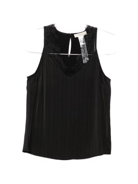 Bluză Twinset din dantelă negru