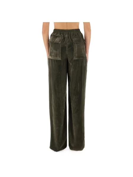 Spodnie Rick Owens zielone