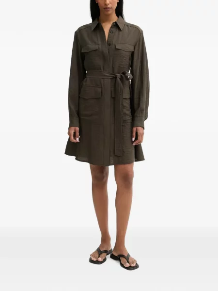 Cu centură rochie mini Marc O'polo verde