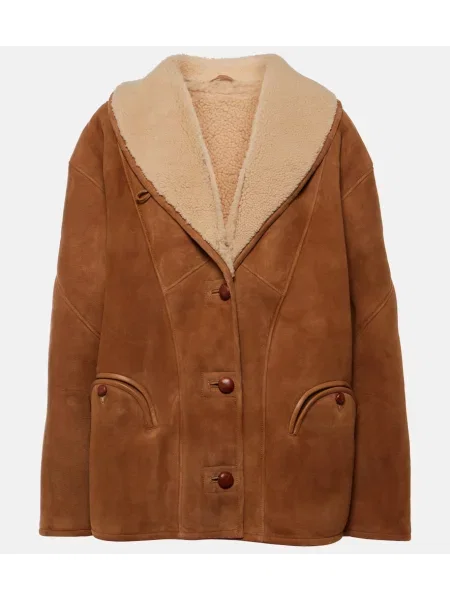 Geacă Blazé Milano din piele de căprioară bej