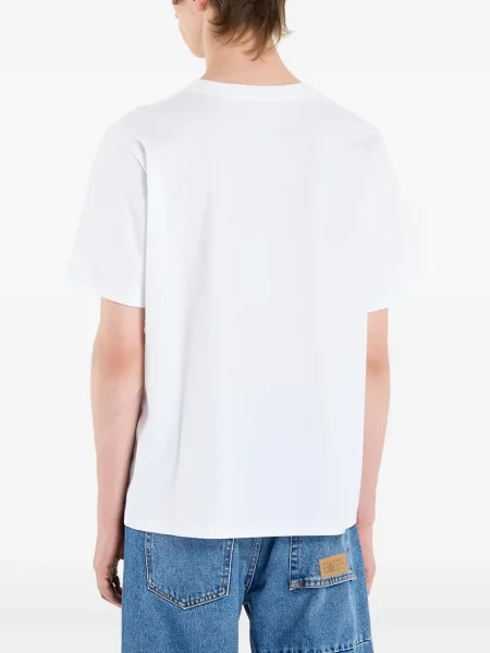 Тениска Mm6 Maison Margiela с принт бяло
