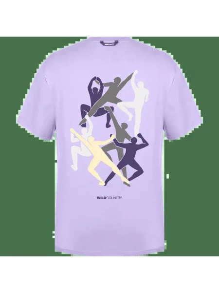 WILD COUNTRY Koszulka Sequence M T-Shirt amethyst-L różowa