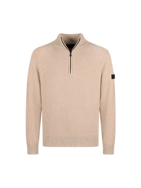 Sweter z golfem Peuterey szary
