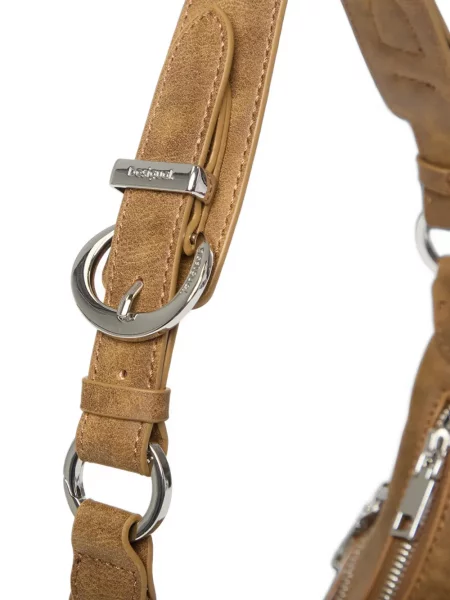 Cu centură geantă shopper Desigual maro