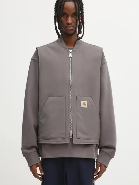 Carhartt WIP vestă Leroy Vest de tranziție maro