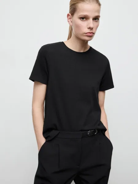 MANGO Tricou RITI' negru
