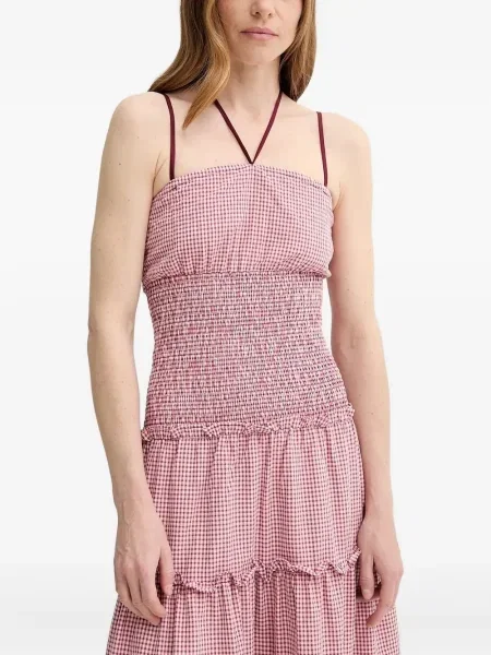 Maksi sukienka maxi Alohas garniturowa czerwona