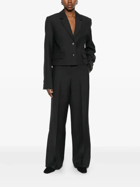 Pantaloni Herskind plisate gri