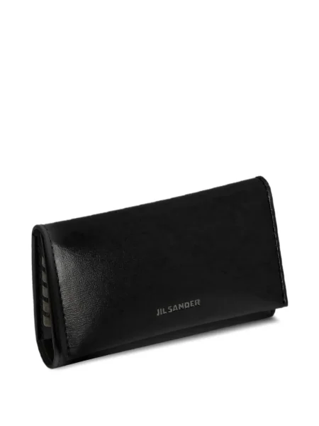 Portofel Jil Sander din piele negru