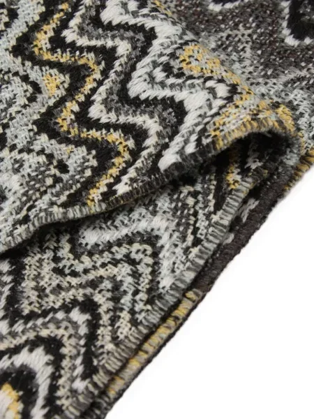 Fular Missoni de lână gri